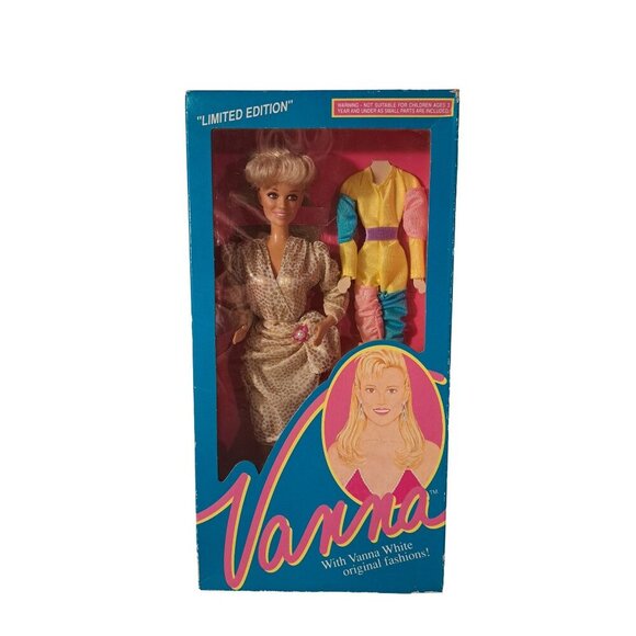 Vintage Vanna White Limited-Edition Doll with Extra Outfit NIB Sealed Unopened - Picture 1 of 6